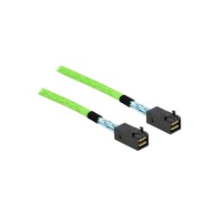DeLOCK Serial Attached SCSI (SAS) internt kabel Grøn 50cm